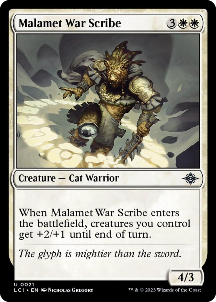 Malamet War Scribe [The Lost Caverns of Ixalan]