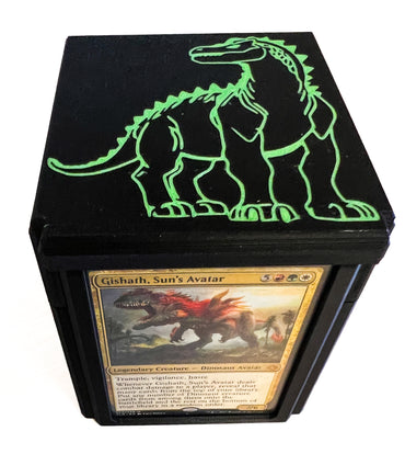 Commander Deck Box - Dinosaur (Neon Series)