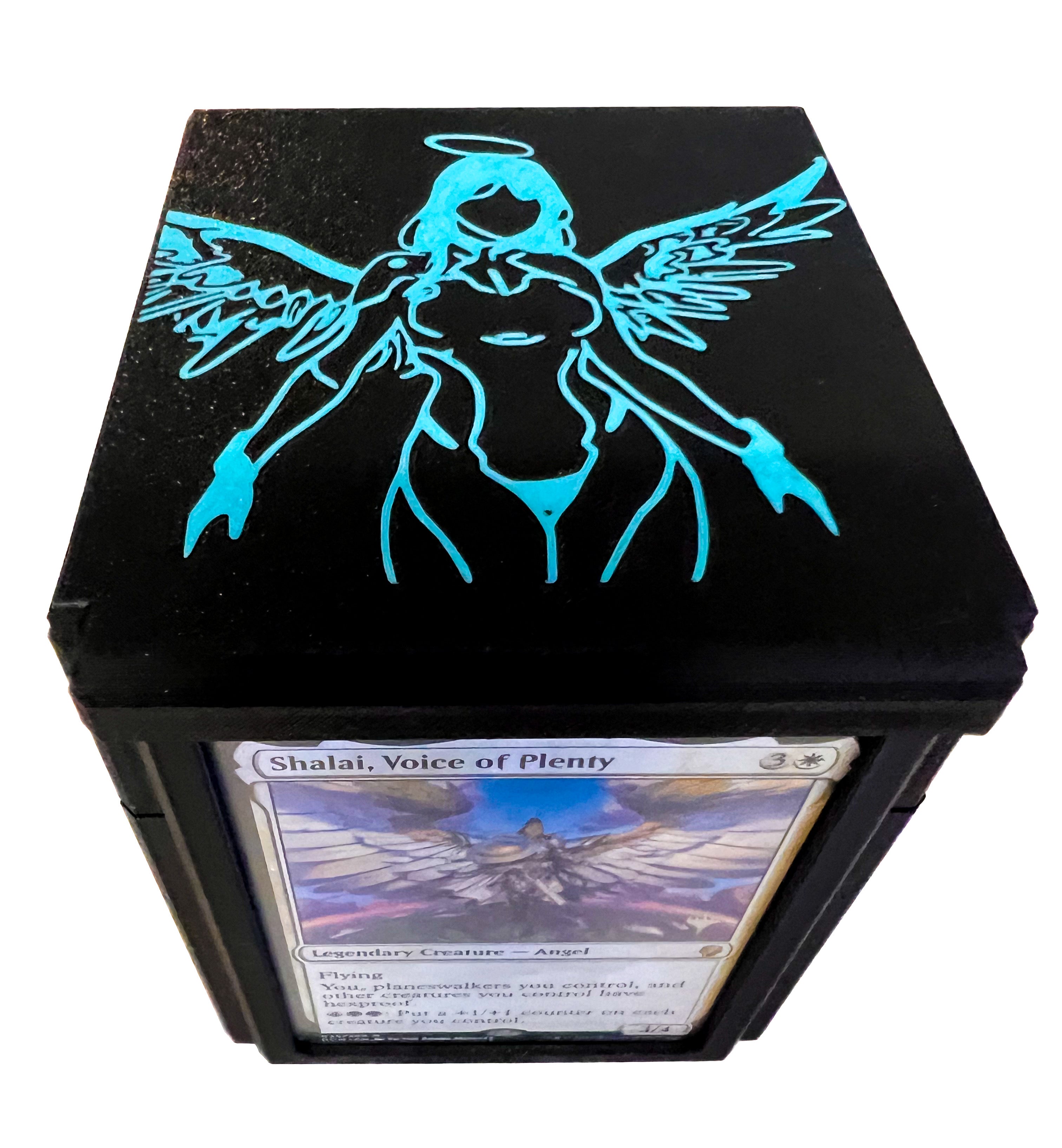 Commander Deck Box - Angel (Neon Series)