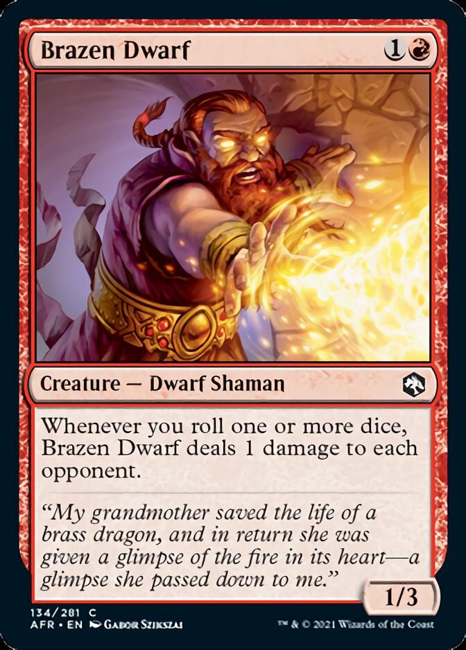 Brazen Dwarf [Dungeons & Dragons: Adventures in the Forgotten Realms]