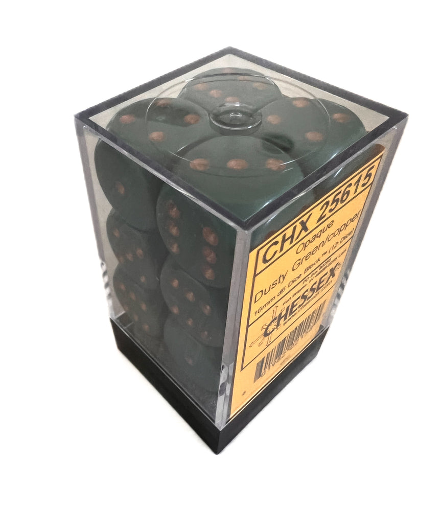 Dice Blocks - 16mm (Set of 12 Dice)