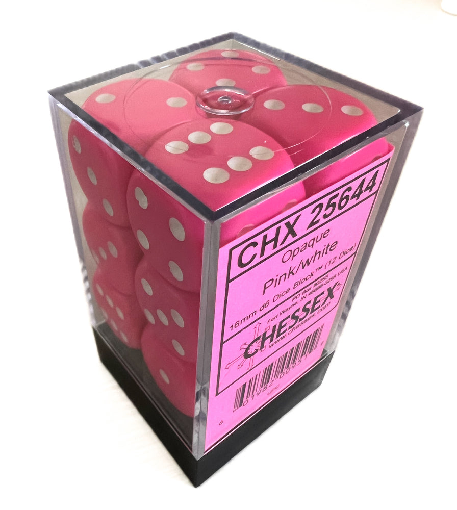 Dice Blocks - 16mm (Set of 12 Dice)