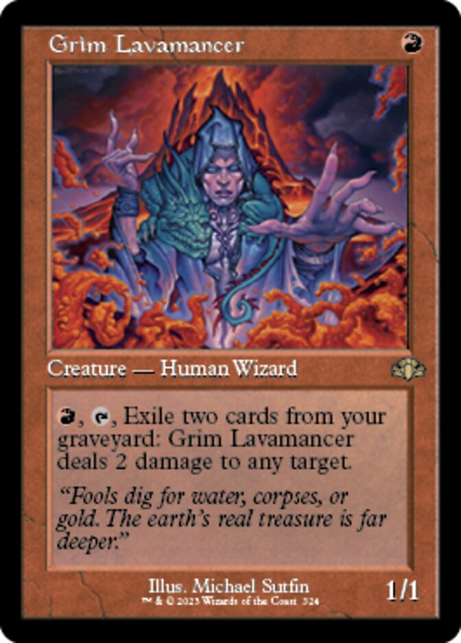 Grim Lavamancer (Retro) [Dominaria Remastered]