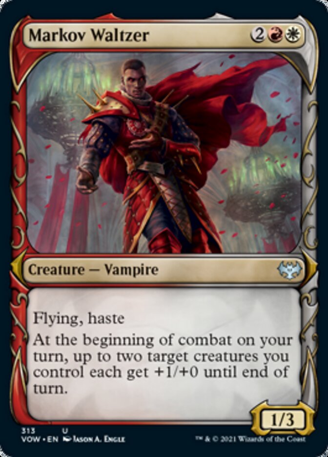 Markov Waltzer (Showcase Fang Frame) [Innistrad: Crimson Vow]