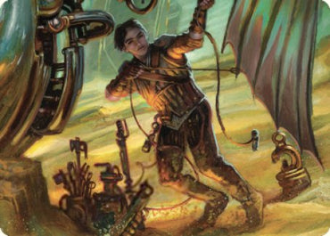 Mishra, Excavation Prodigy Art Card [The Brothers' War Art Series]