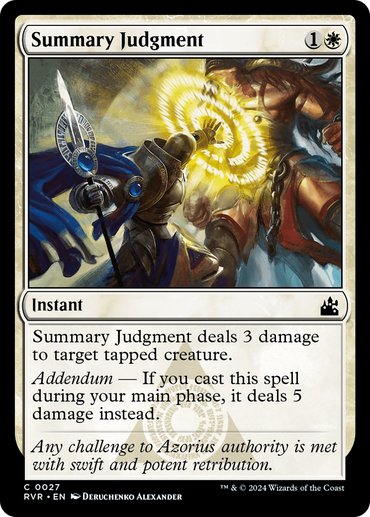 Summary Judgment [Ravnica Remastered]