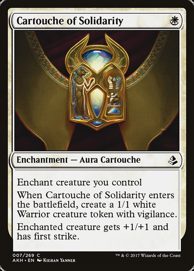 Cartouche of Solidarity [Amonkhet]