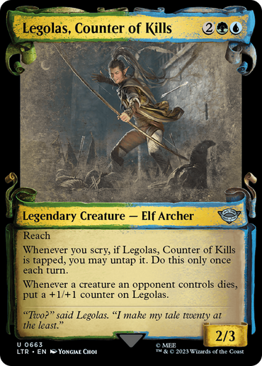 Legolas, Counter of Kills [The Lord of the Rings: Tales of Middle-Earth Showcase Scrolls]