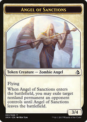 Angel of Sanctions // Drake Double-sided Token [Amonkhet Tokens]