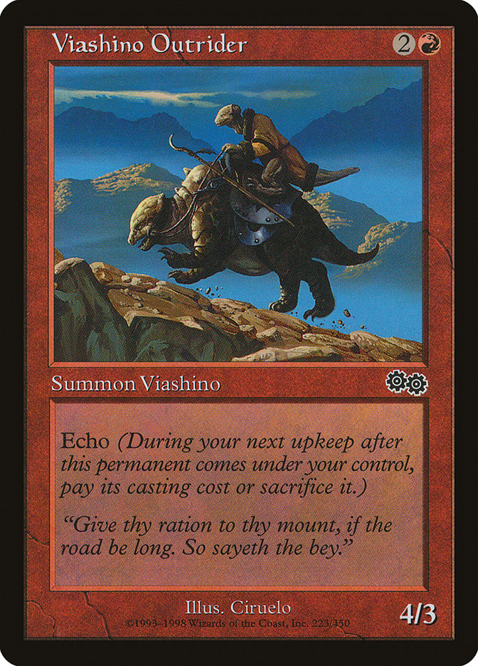 Viashino Outrider [Urza's Saga]