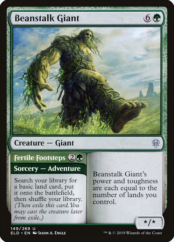 Beanstalk Giant // Fertile Footsteps [Throne of Eldraine]