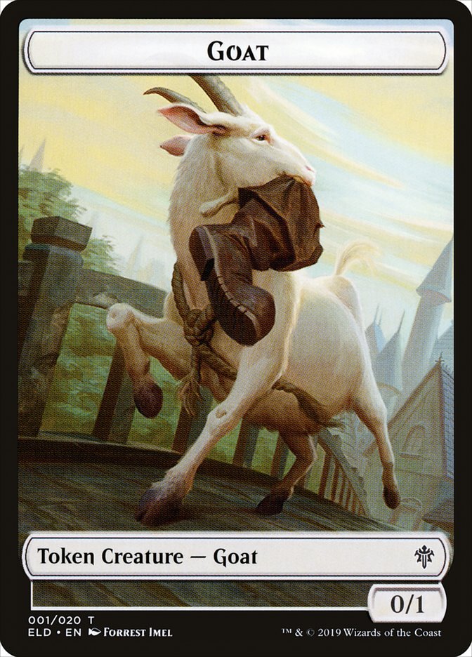 Goat Token [Throne of Eldraine Tokens]